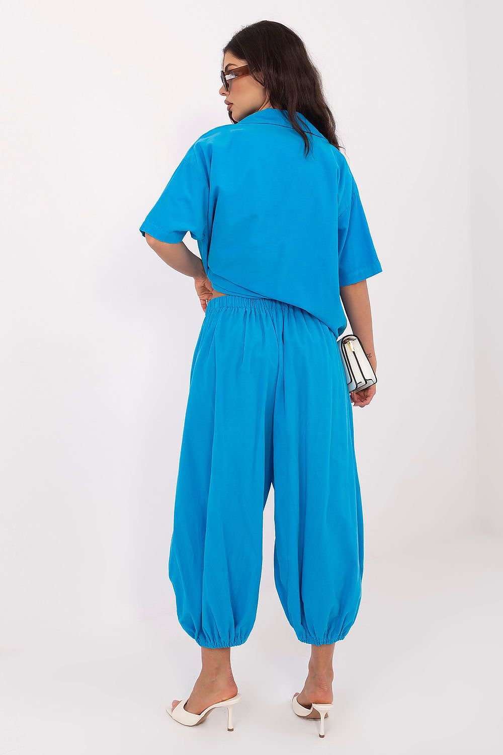  Pantaloni din catifea model 226231 Italy Moda 