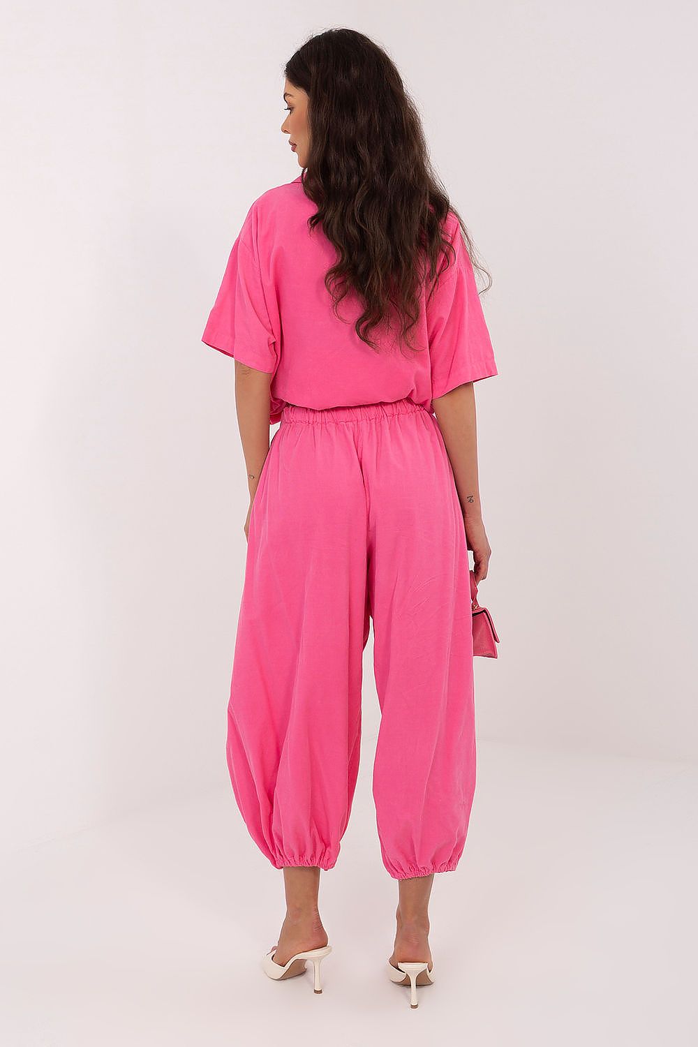  Pantaloni din catifea model 226232 Italy Moda 