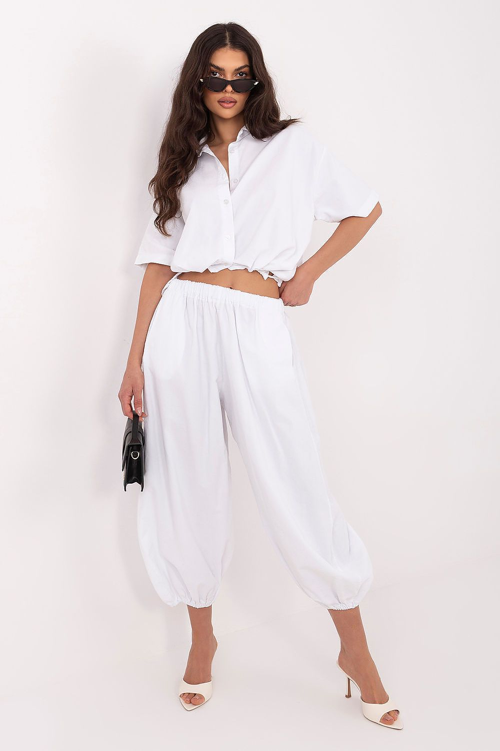  Pantaloni din catifea model 226234 Italy Moda 