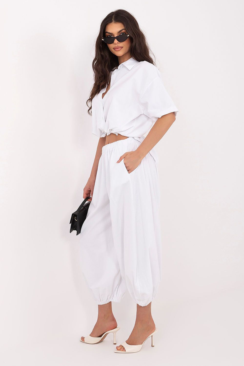 Pantaloni din catifea model 226234 Italy Moda 