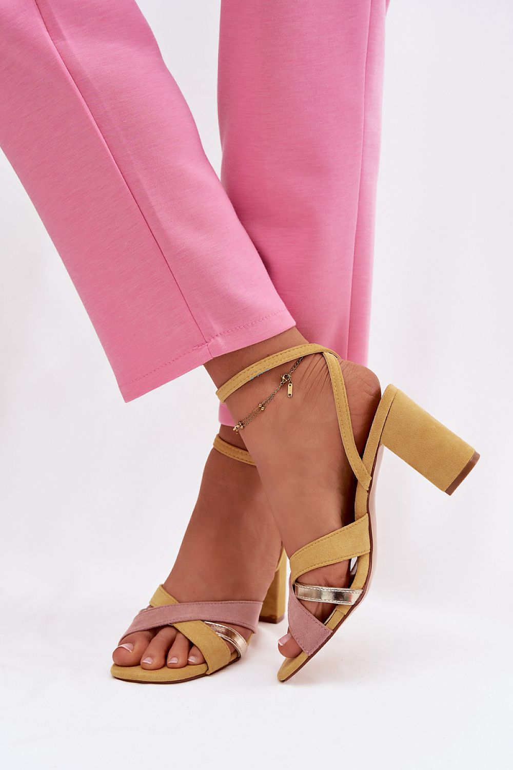  Sandale cu toc model 226336 Step in style 