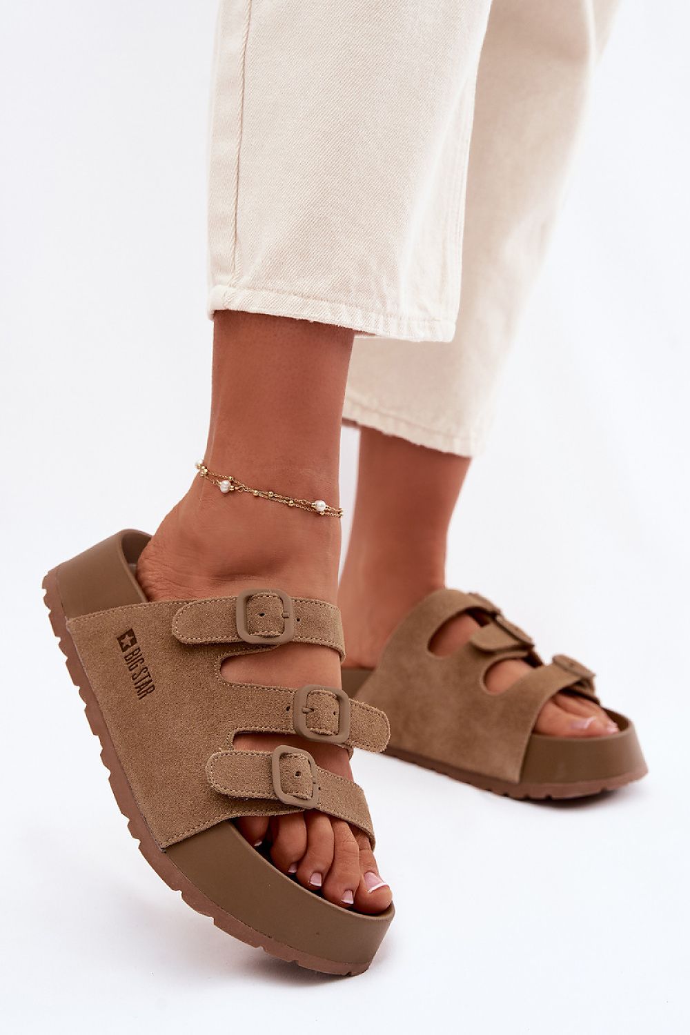  Papuci cu platformă model 226350 Step in style 