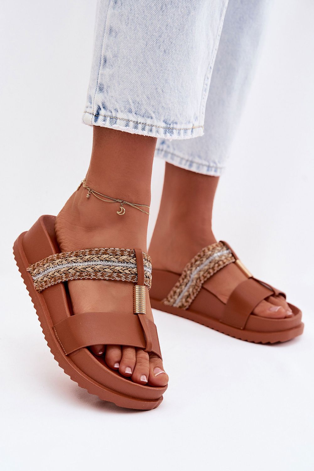  Papuci cu platformă model 226368 Step in style 