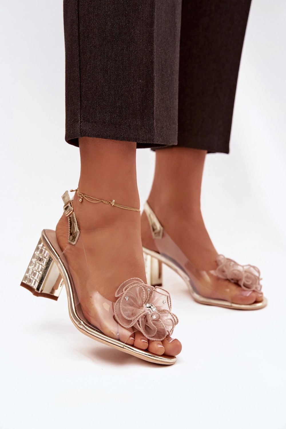  Sandale cu toc model 226339 Step in style 
