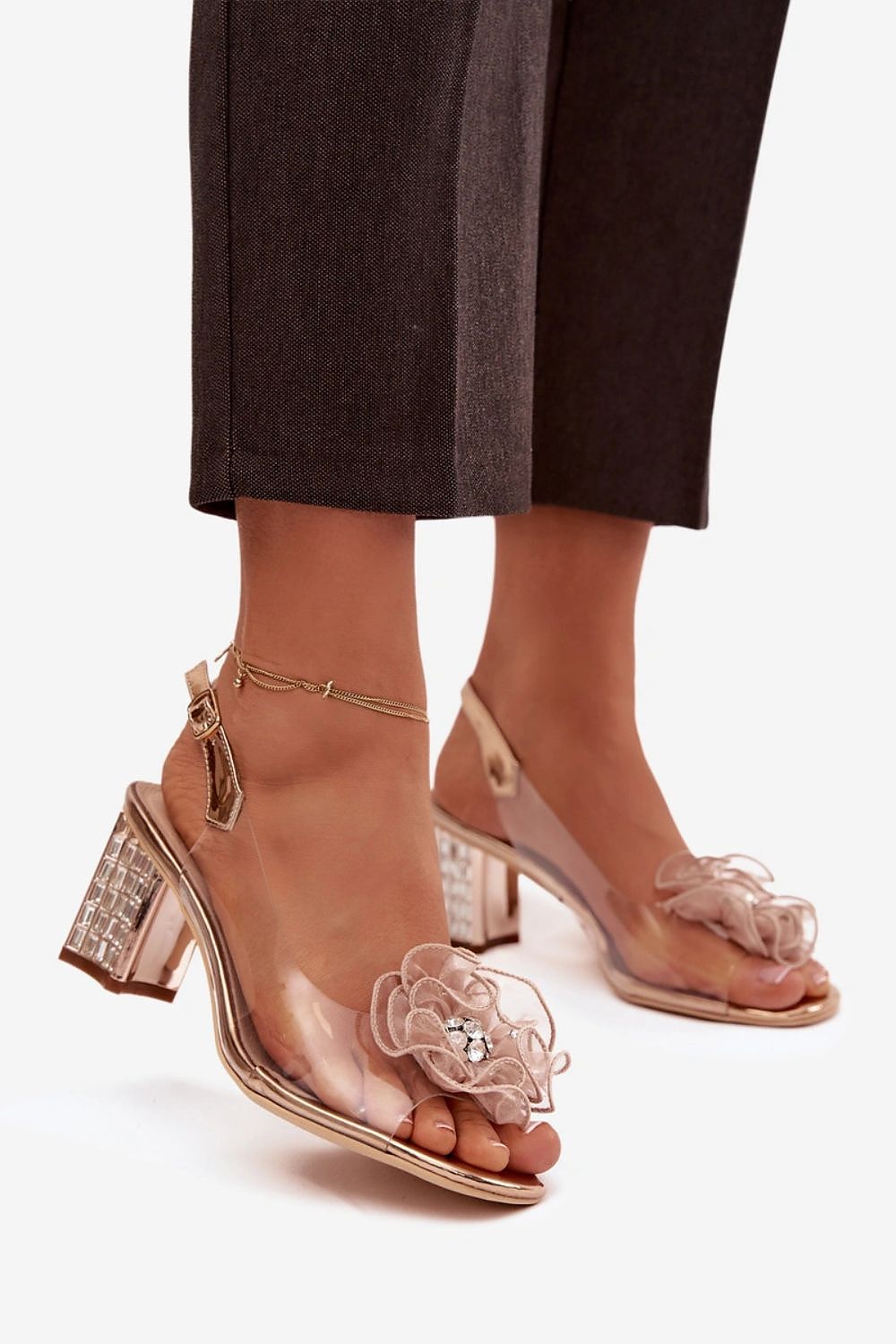  Sandale cu toc model 226340 Step in style 
