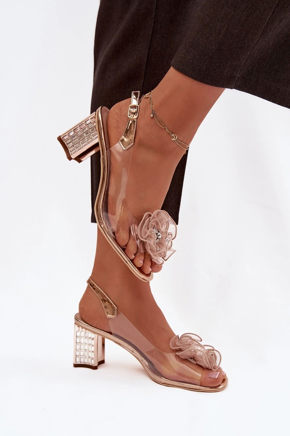  Sandale cu toc model 226340 Step in style 