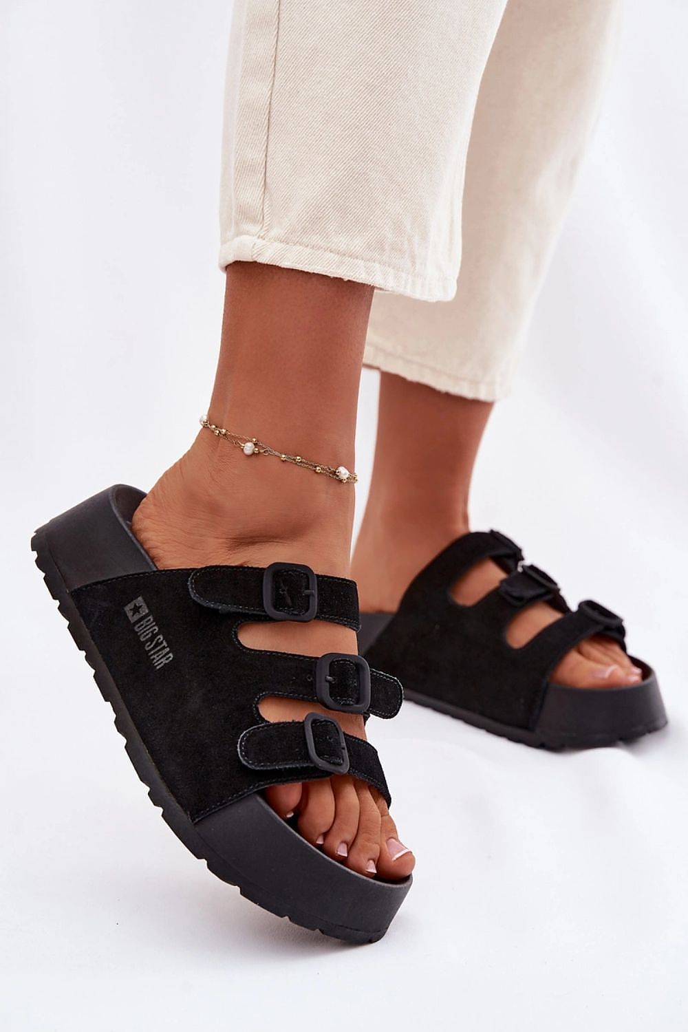  Papuci cu platformă model 226347 Step in style 