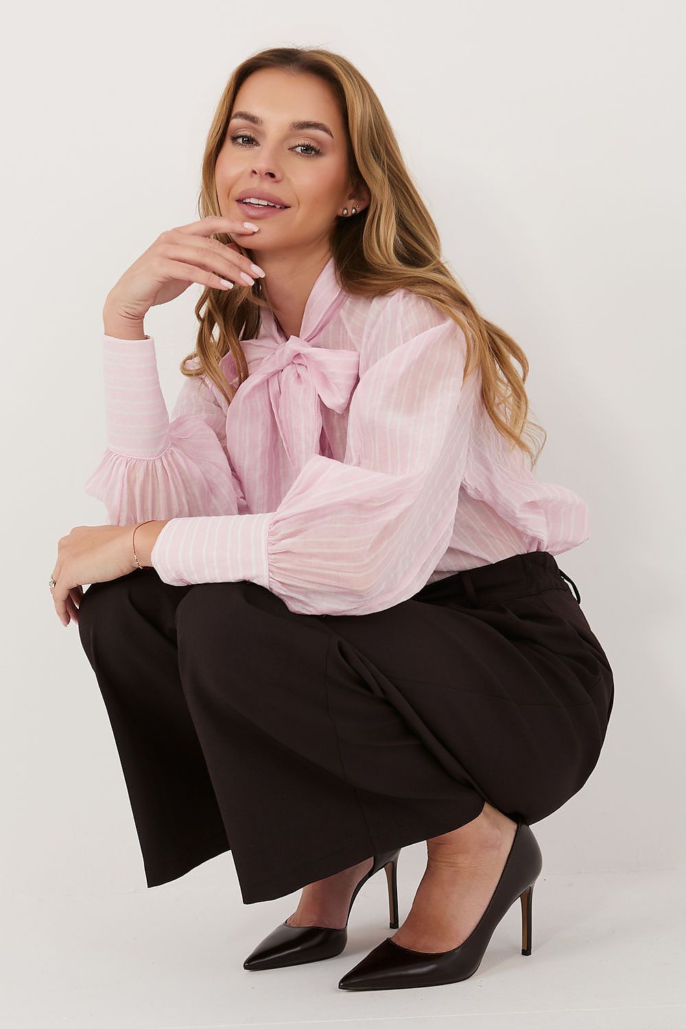  Cămaşă cu mânecă lungă model 226441 Italy Moda 