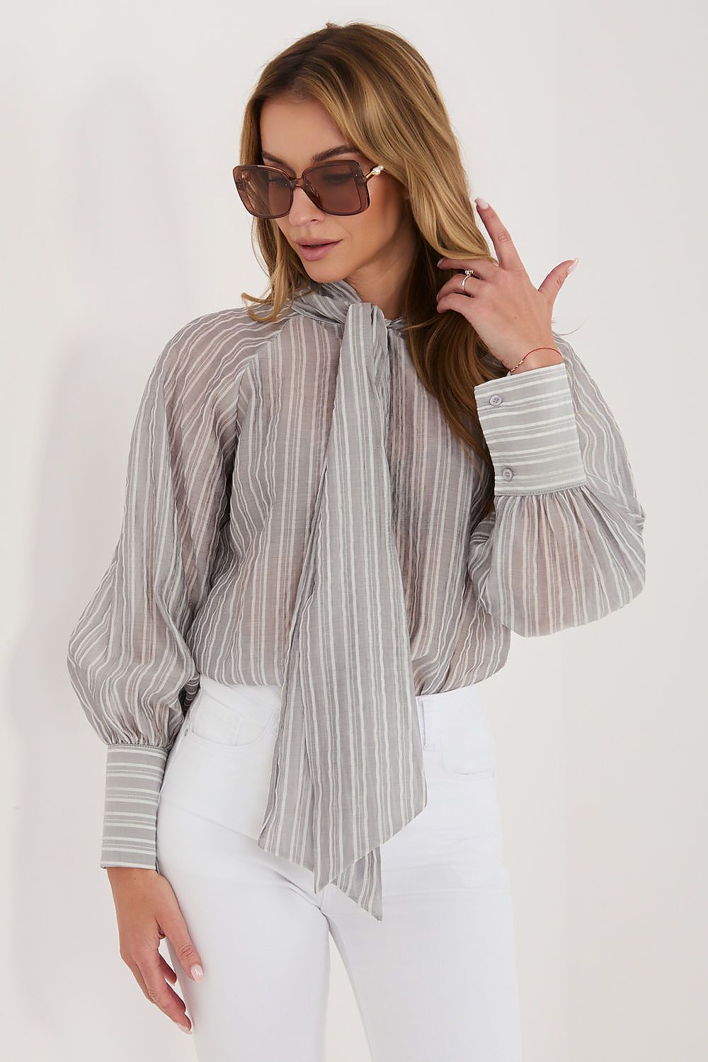  Cămaşă cu mânecă lungă model 226442 Italy Moda 