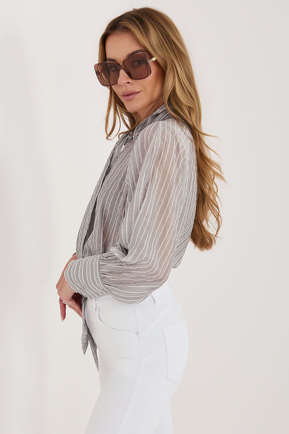  Cămaşă cu mânecă lungă model 226442 Italy Moda 
