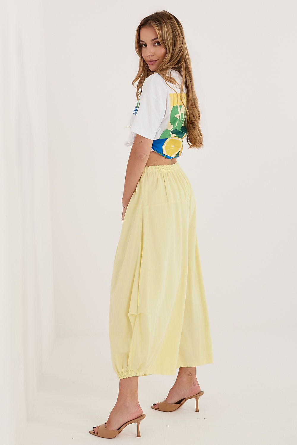  Pantaloni din catifea model 226449 Italy Moda 