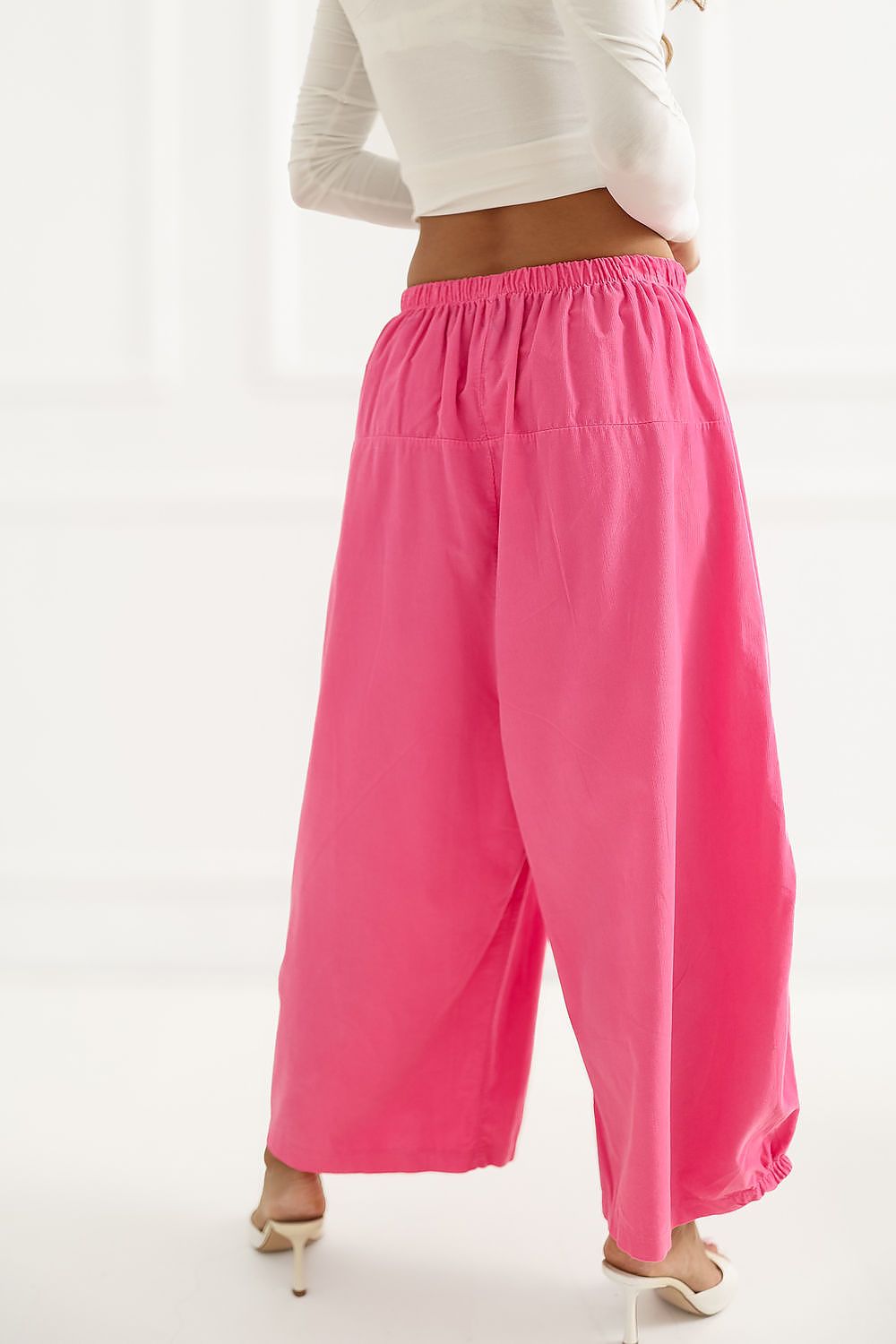  Pantaloni din catifea model 226451 Italy Moda 