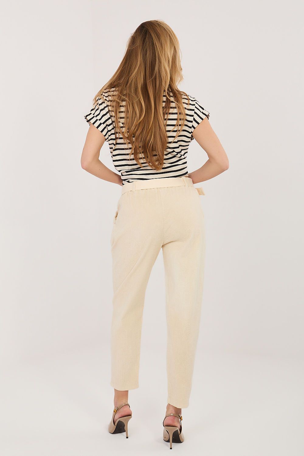  Pantaloni din catifea model 226478 Italy Moda 