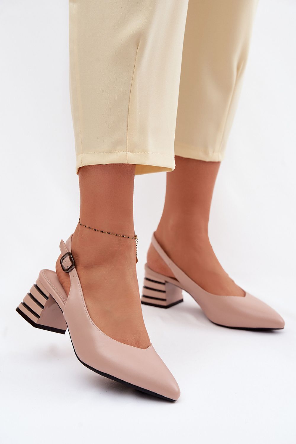  Sandale cu toc model 226500 Step in style 