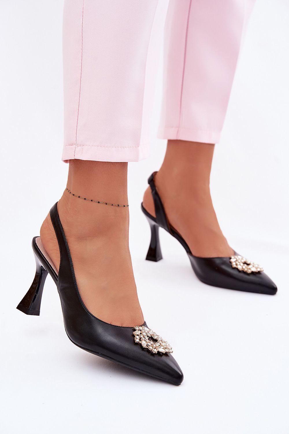  Sandale cu toc model 226501 Step in style 