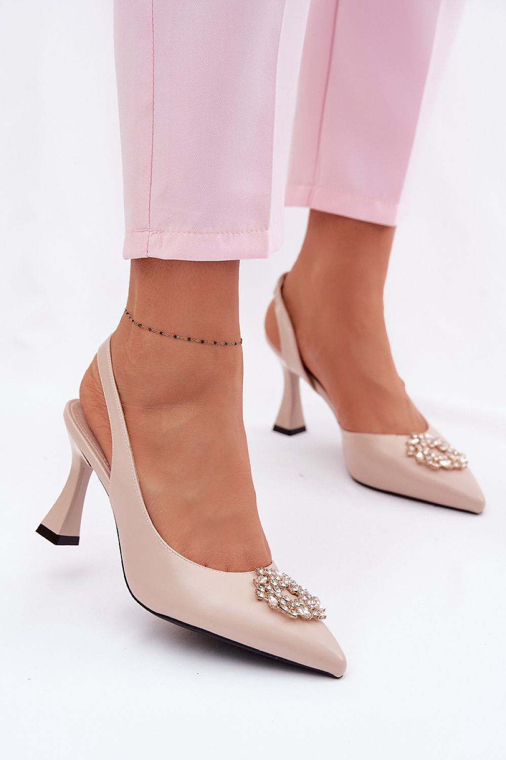  Sandale cu toc model 226502 Step in style 