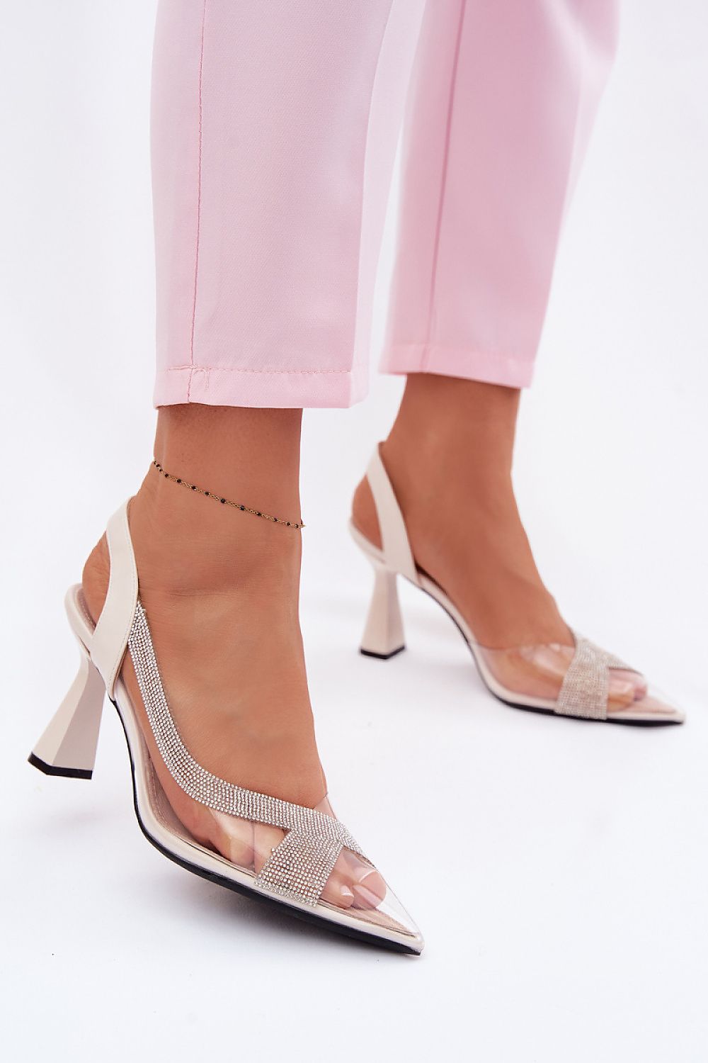  Sandale cu toc model 226503 Step in style 