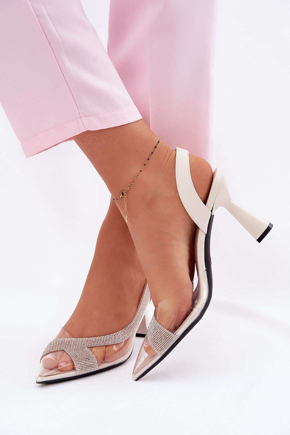  Sandale cu toc model 226503 Step in style 