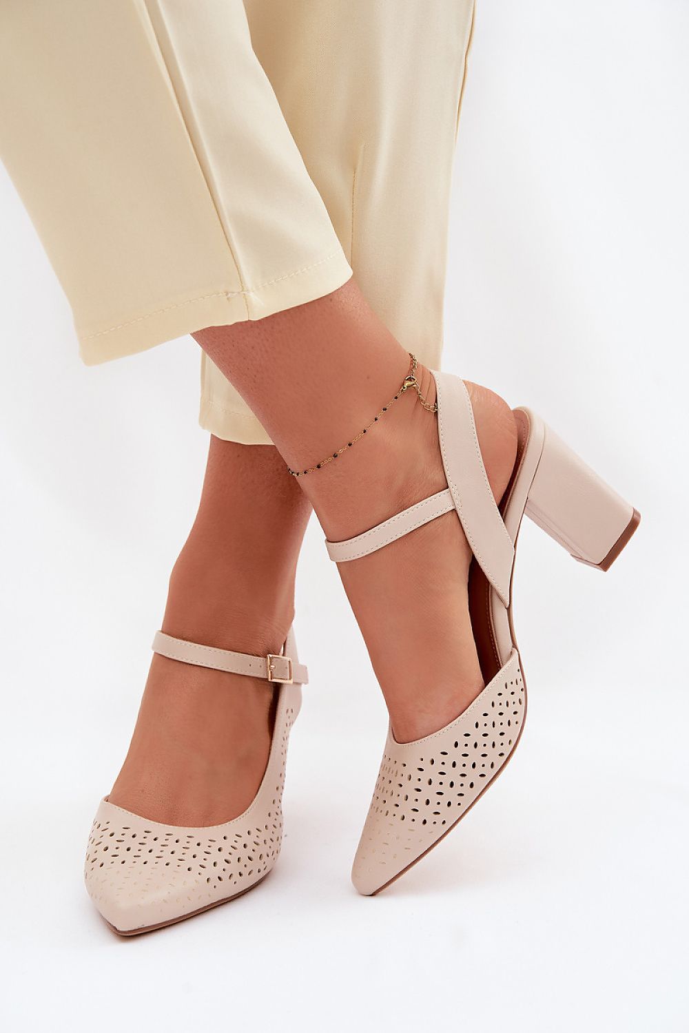  Sandale cu toc model 226504 Step in style 