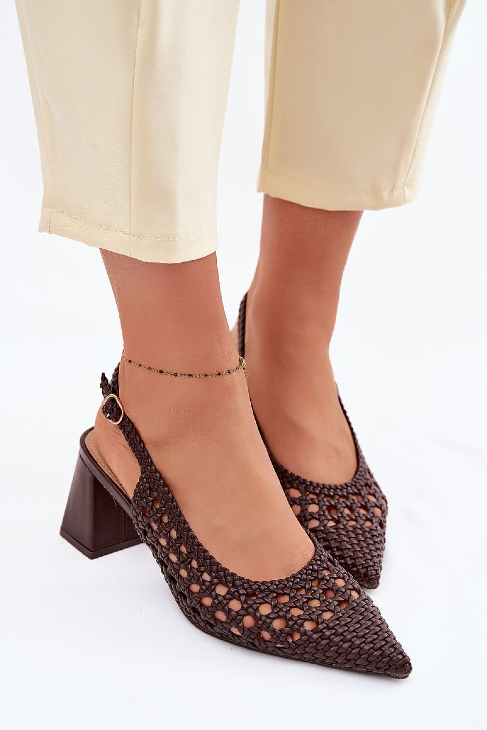  Sandale cu toc model 226505 Step in style 