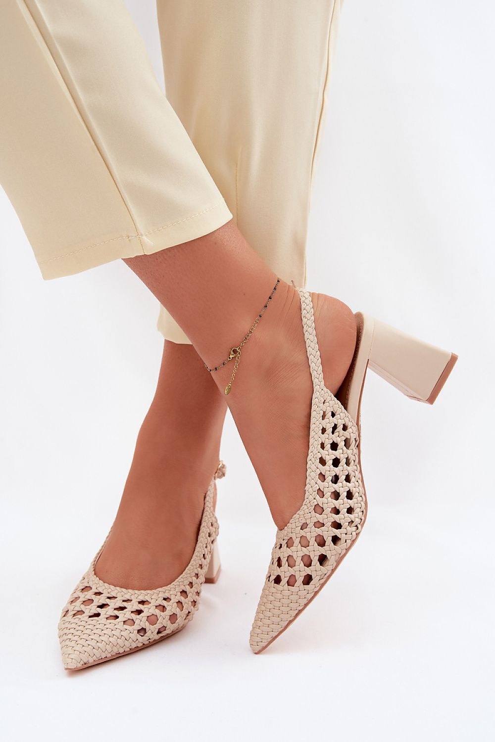  Sandale cu toc model 226506 Step in style 