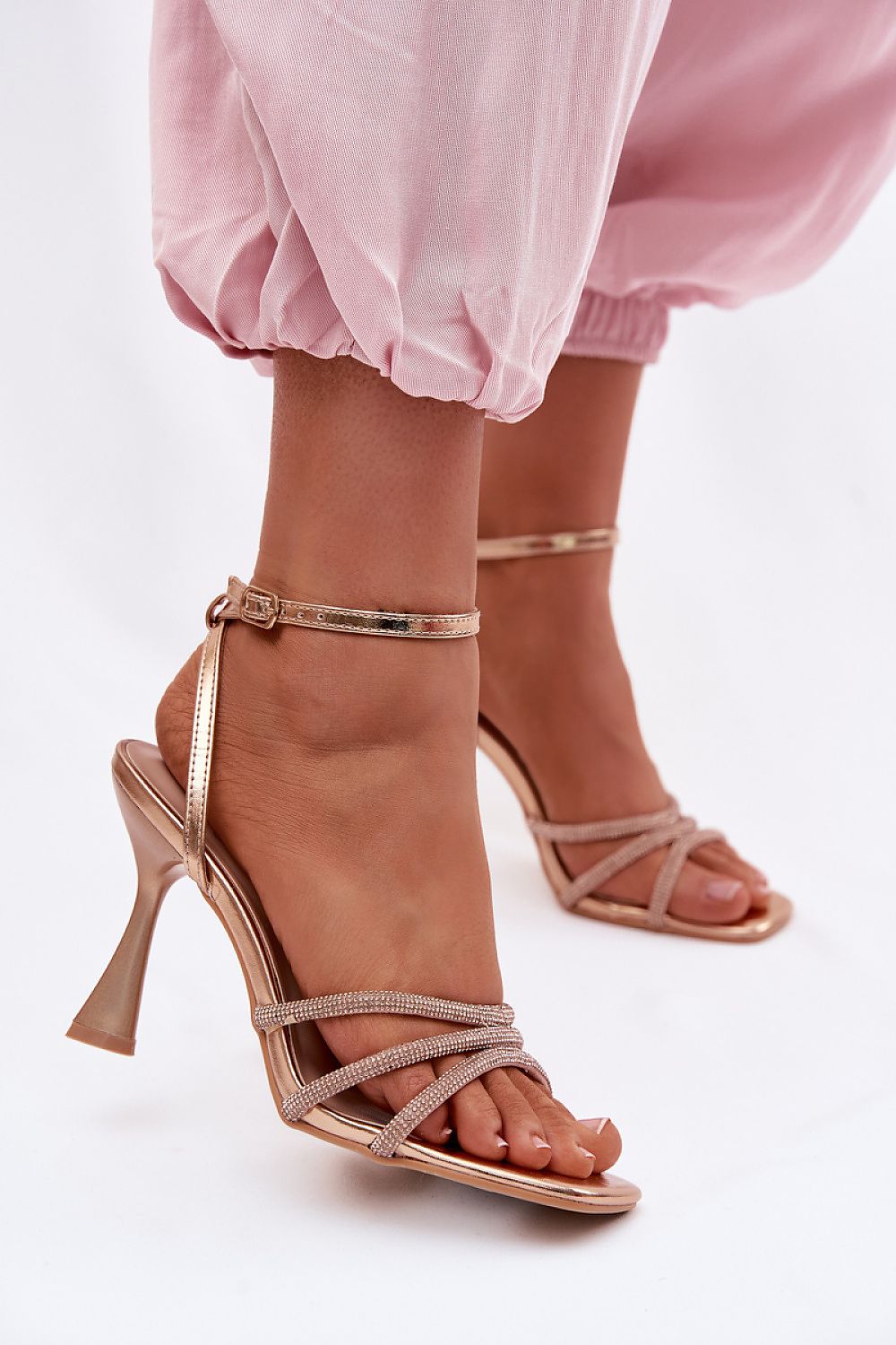  Sandale cu toc model 226508 Step in style 