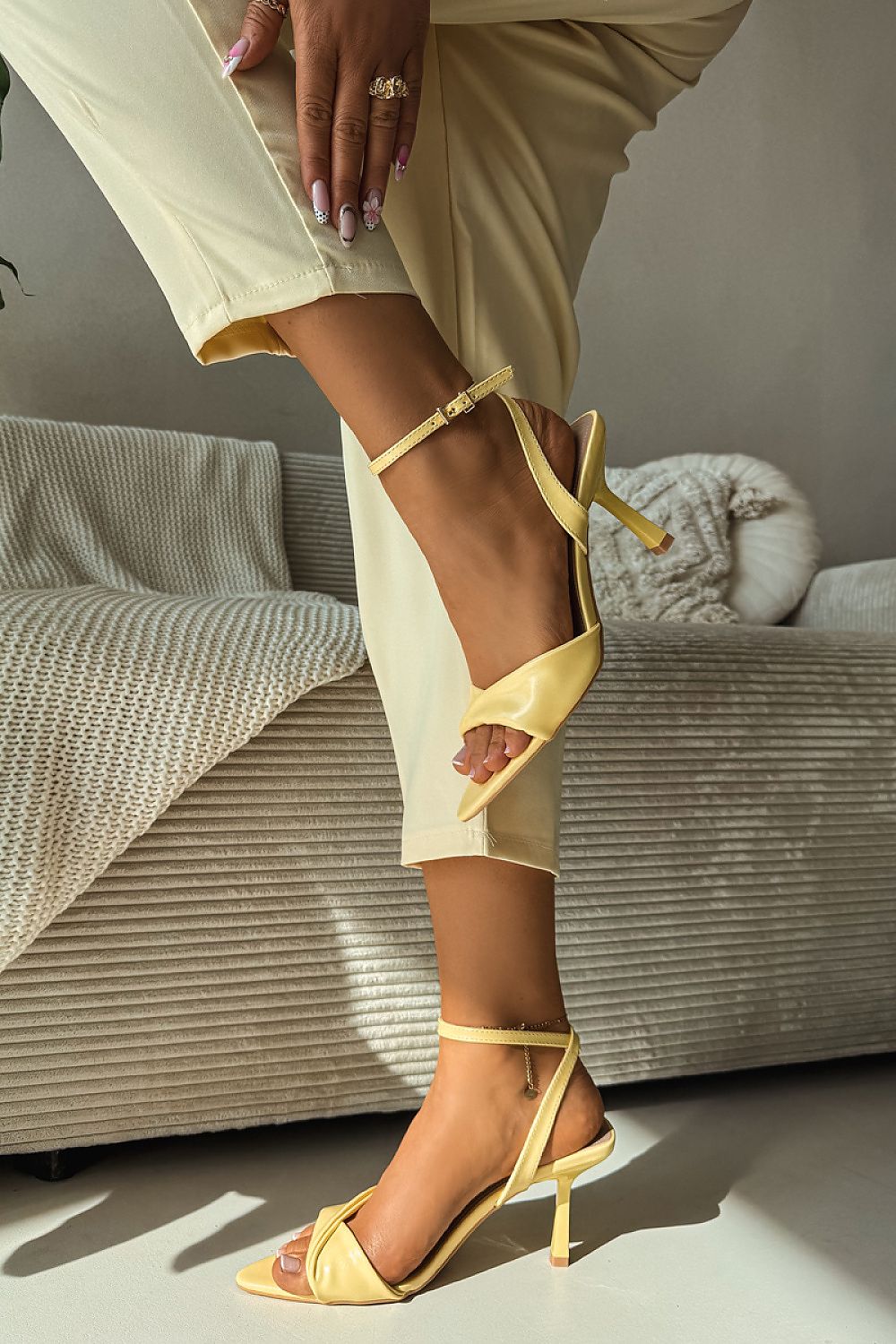  Sandale cu toc model 226516 Step in style 