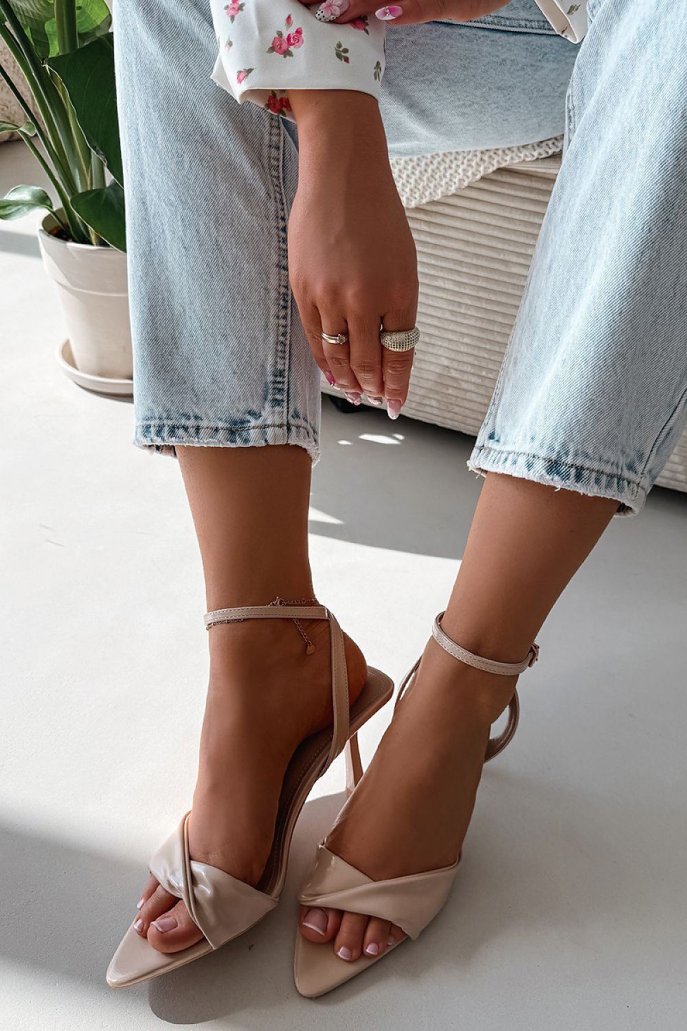  Sandale cu toc model 226517 Step in style 