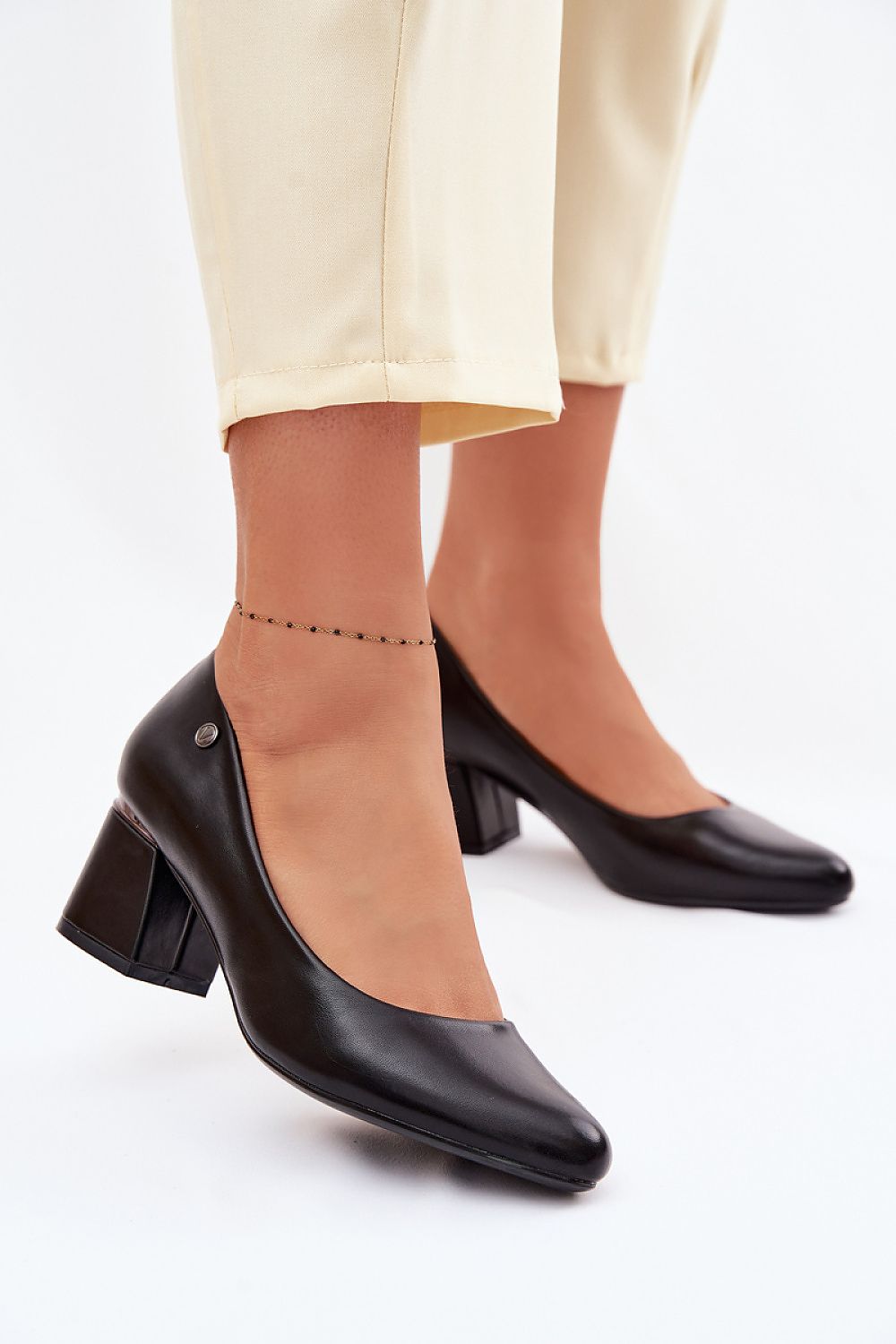  Pantofi dcu toc gros model 226544 Step in style 