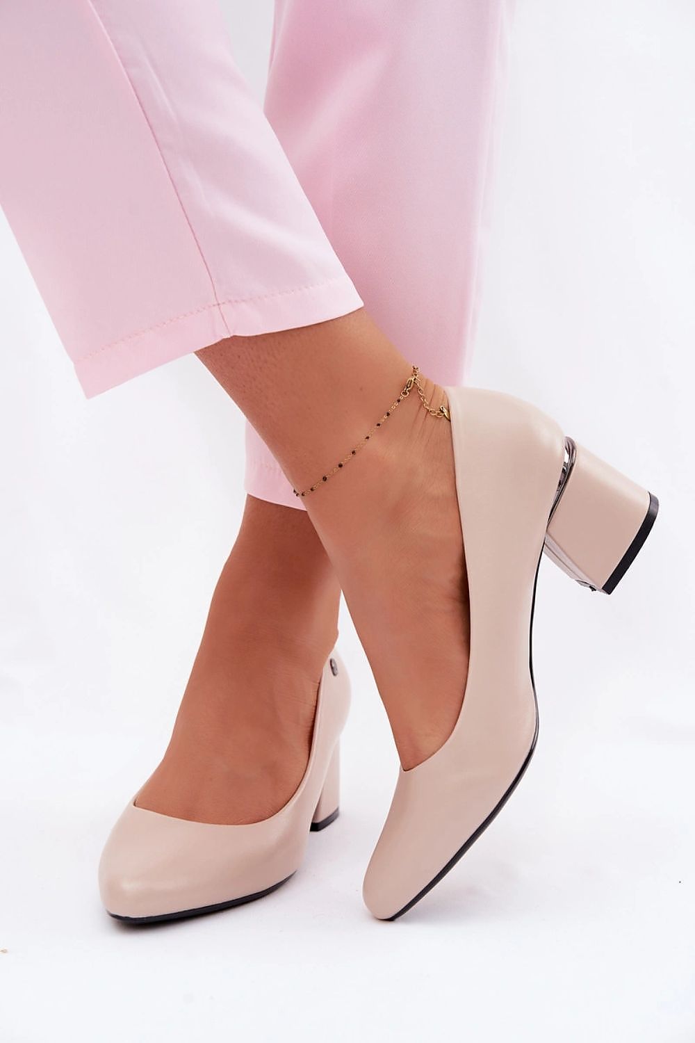  Pantofi dcu toc gros model 226543 Step in style 