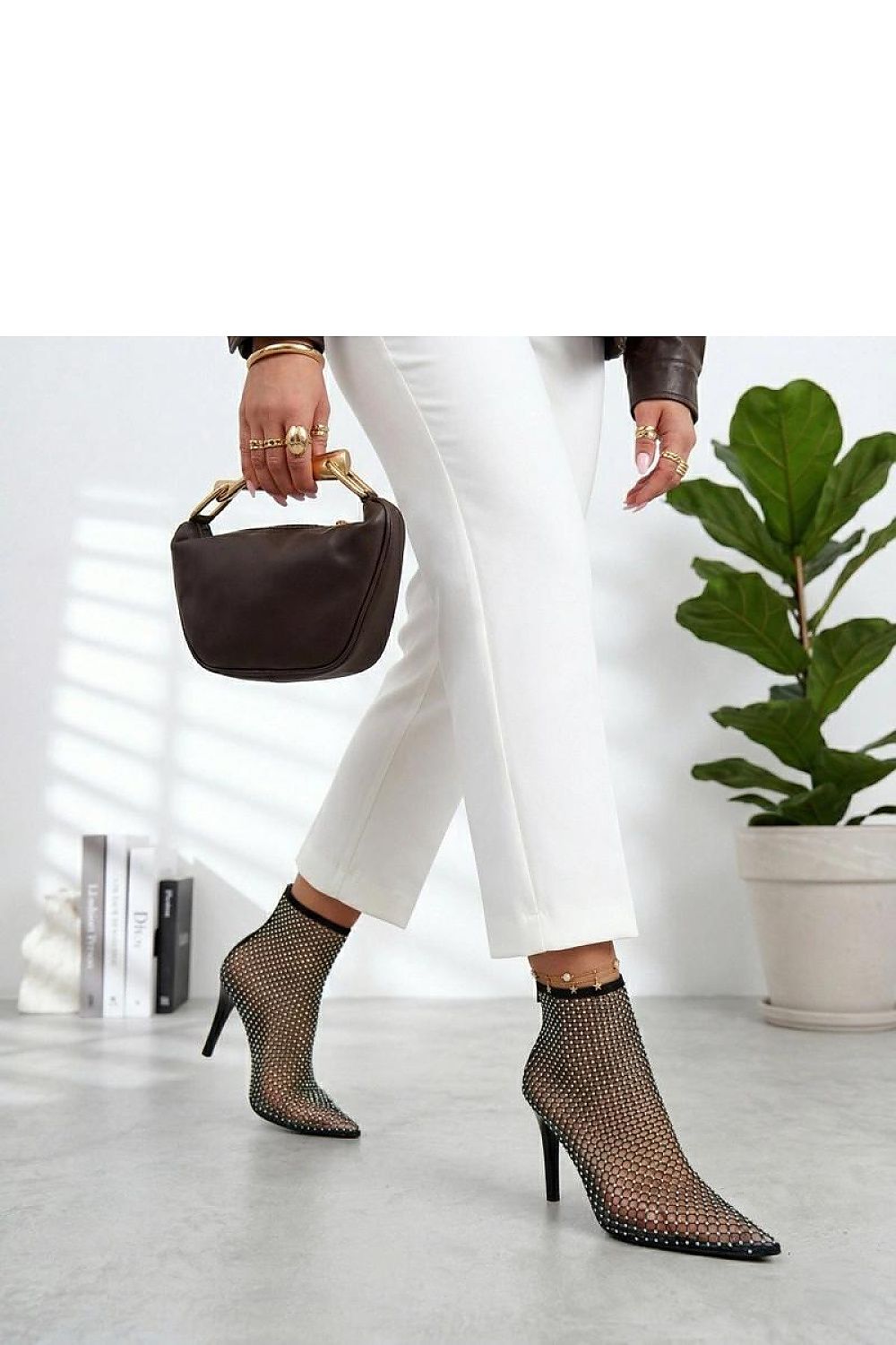  Botine cu toc model 226569 Solea 