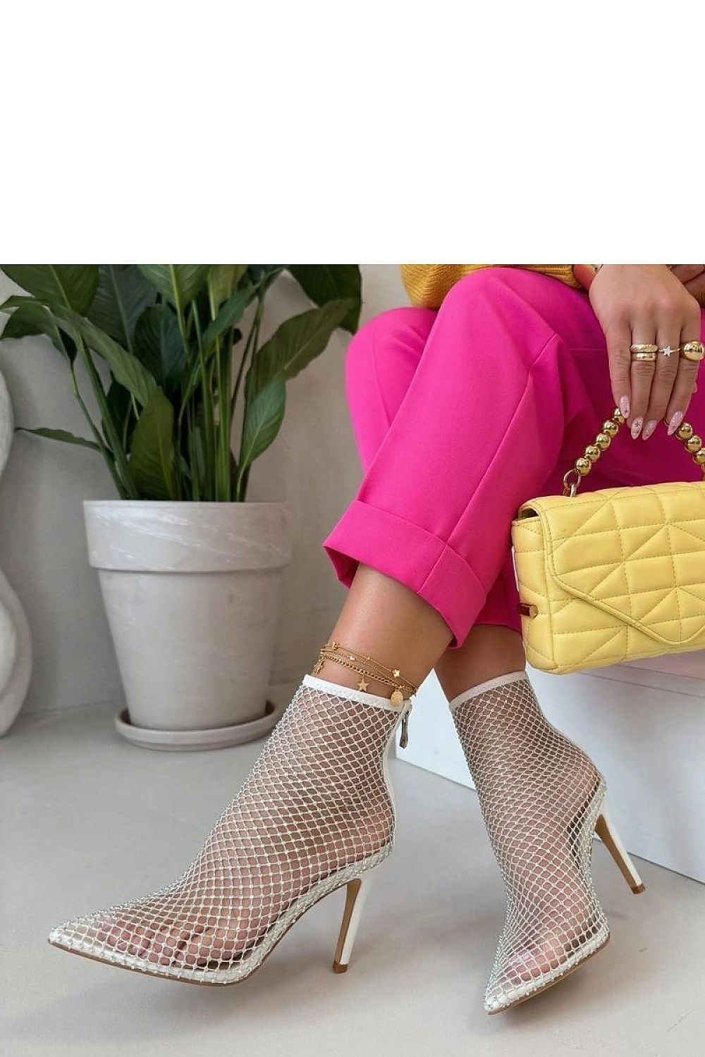  Botine cu toc model 226570 Solea 