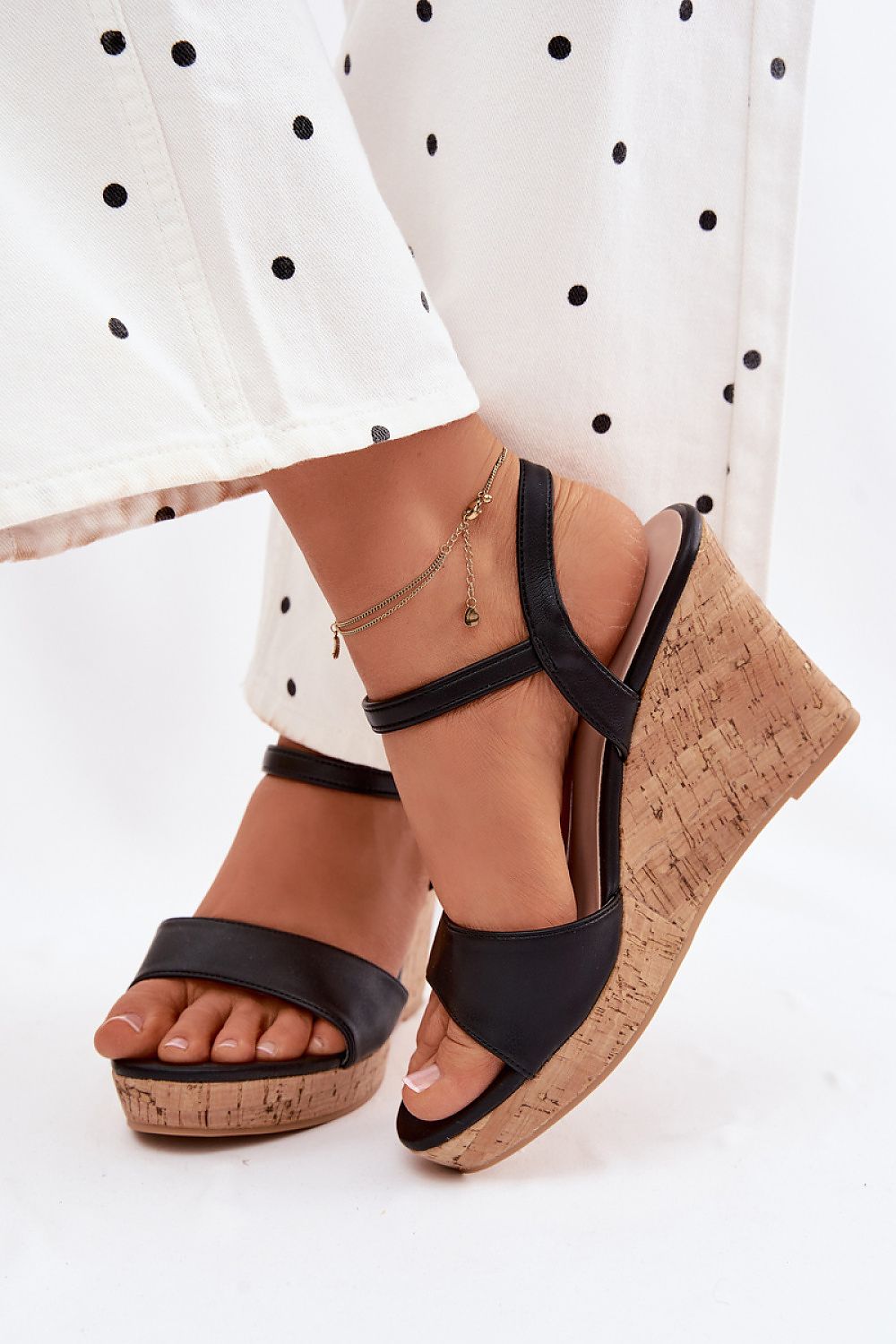  Sandale cu toc model 226913 Step in style 