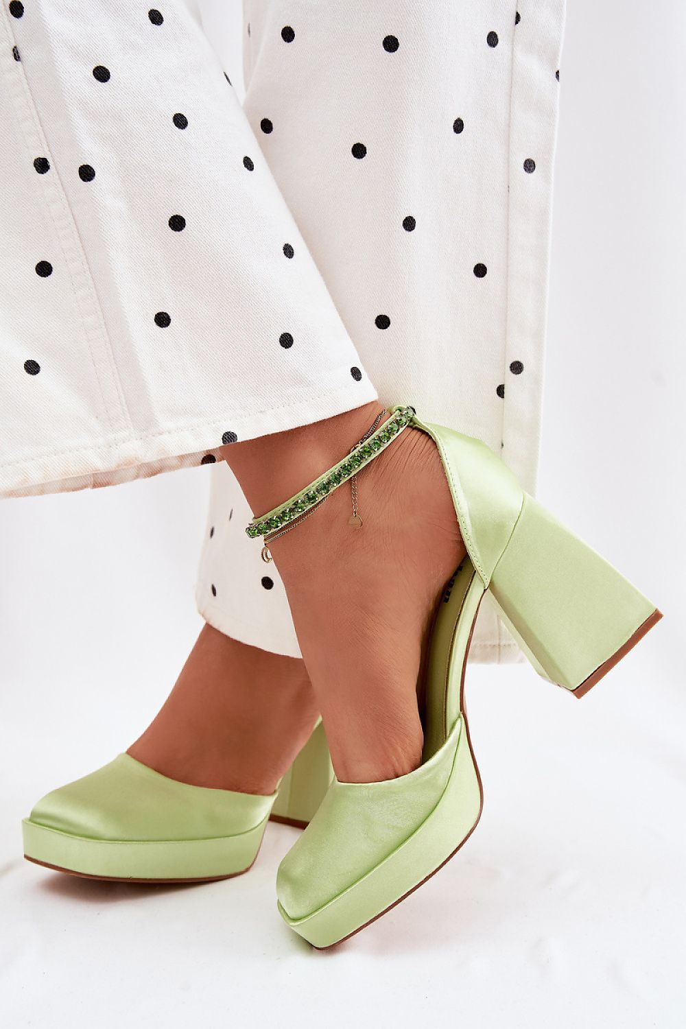  Sandale cu toc model 226914 Step in style 