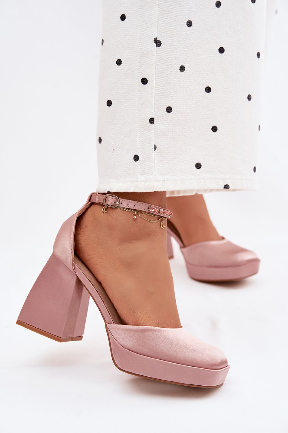  Sandale cu toc model 226915 Step in style 