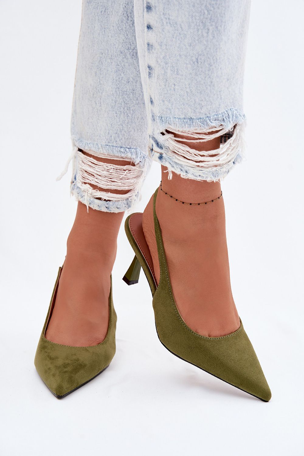  Sandale cu toc model 226918 Step in style 