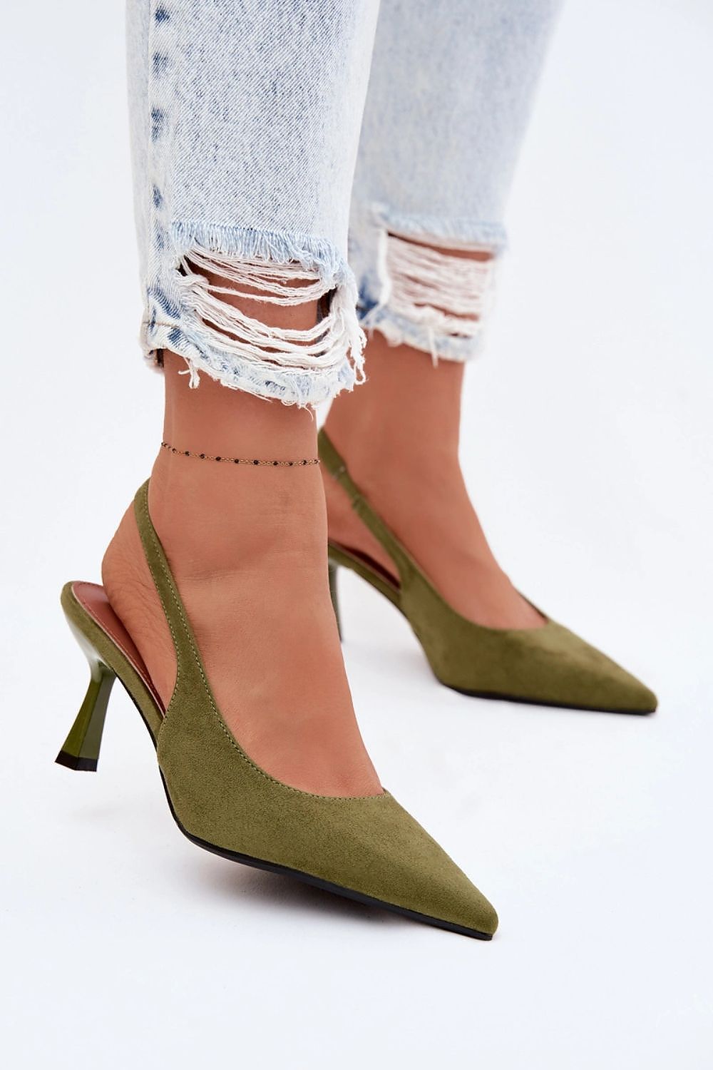  Sandale cu toc model 226918 Step in style 