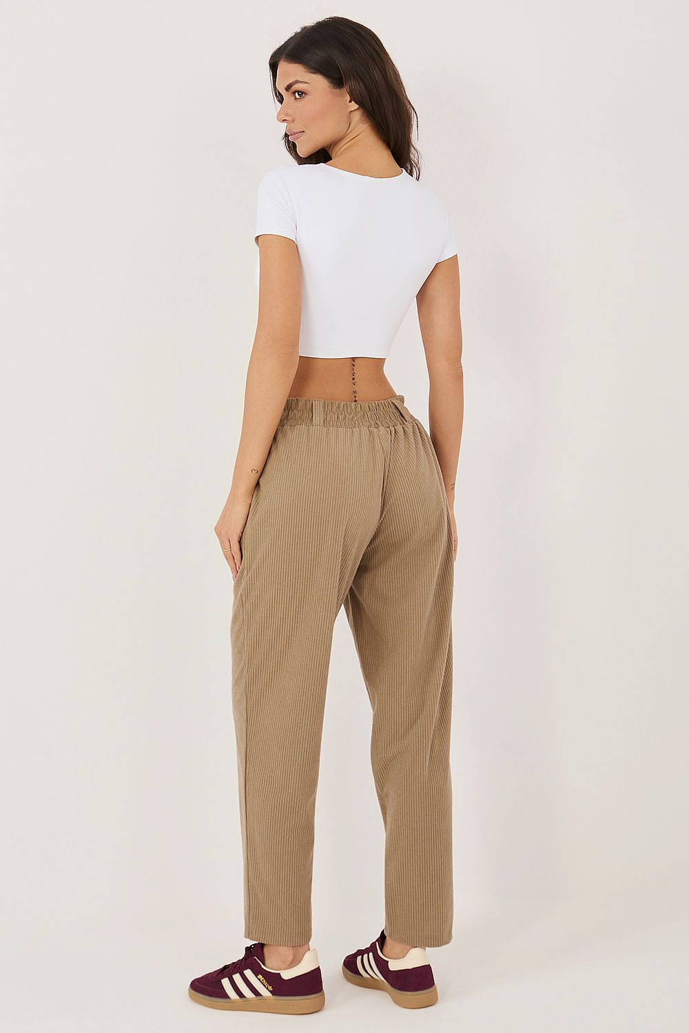  Pantaloni din catifea model 226968 Rue Paris 