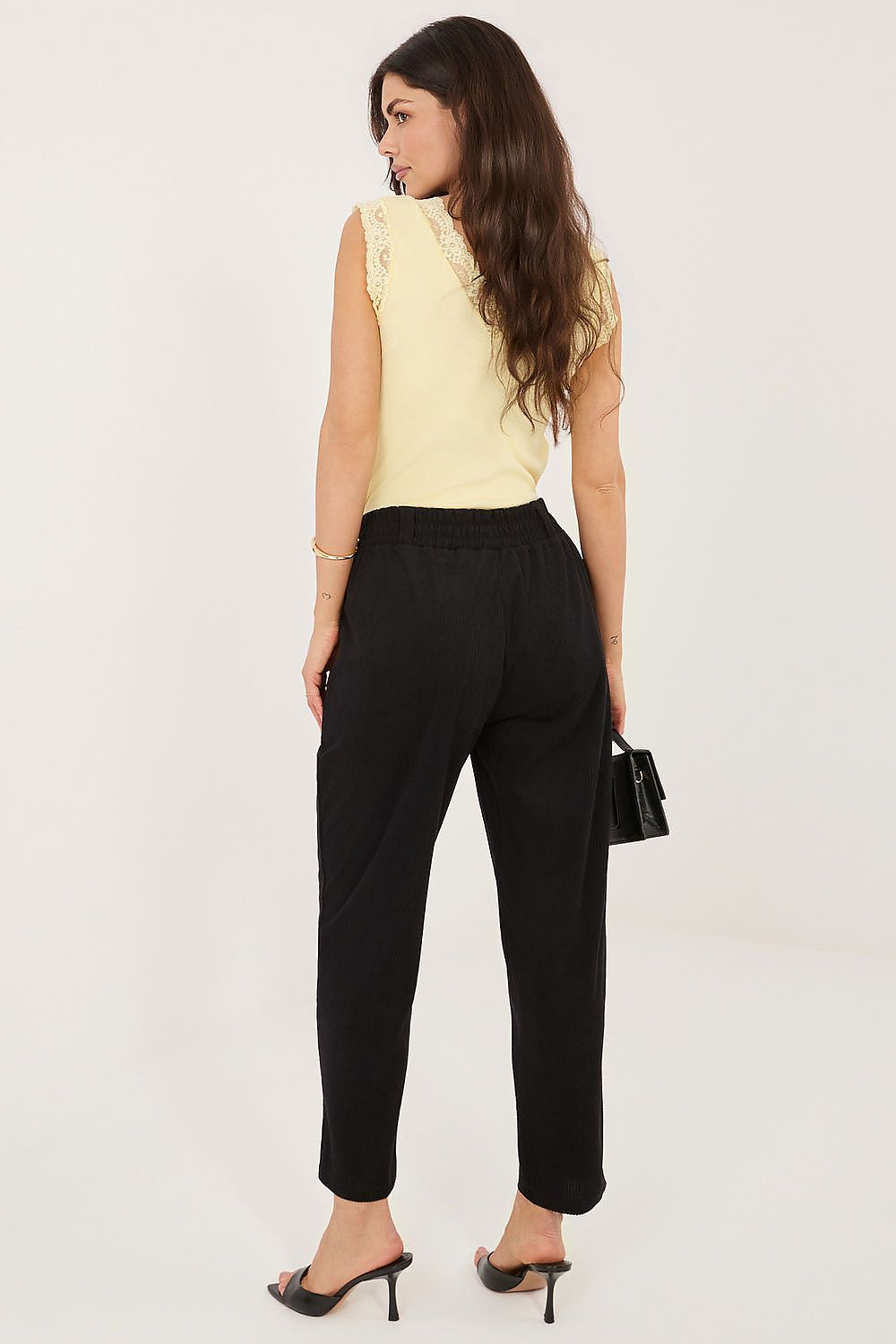  Pantaloni din catifea model 226969 Rue Paris 