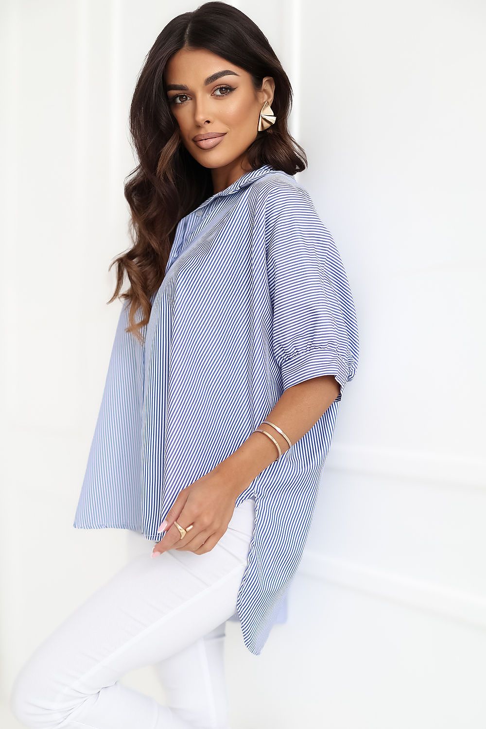  Cămaşă cu mânecă scurtă model 226995 Rue Paris 