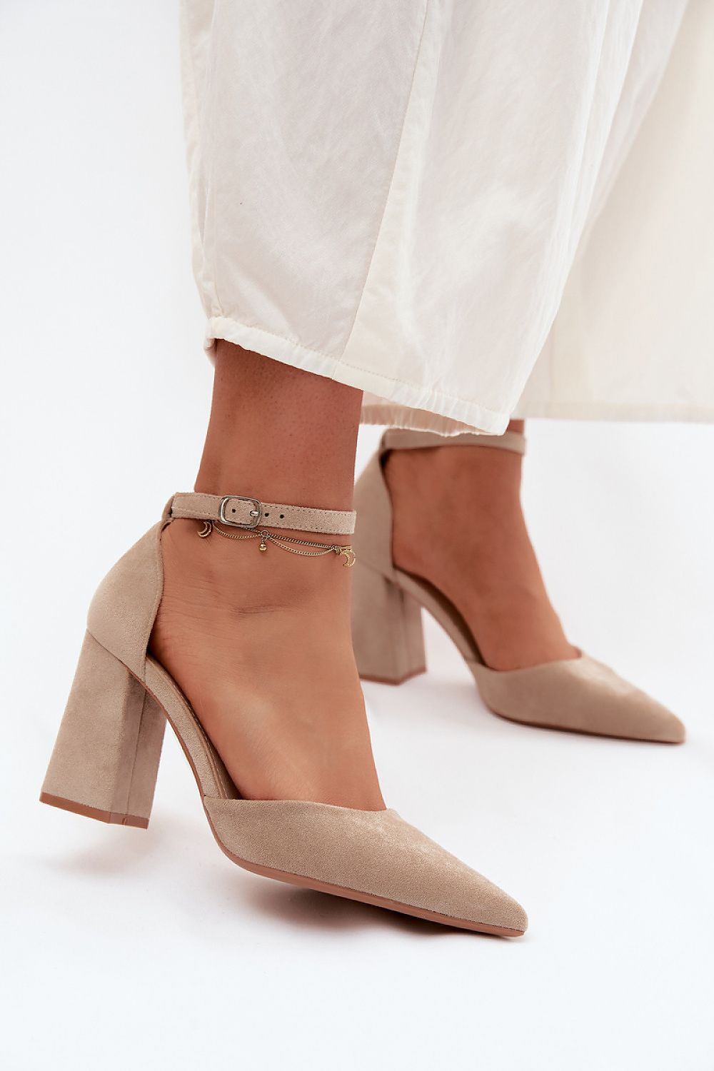  Pantofi dcu toc gros model 227161 Step in style 