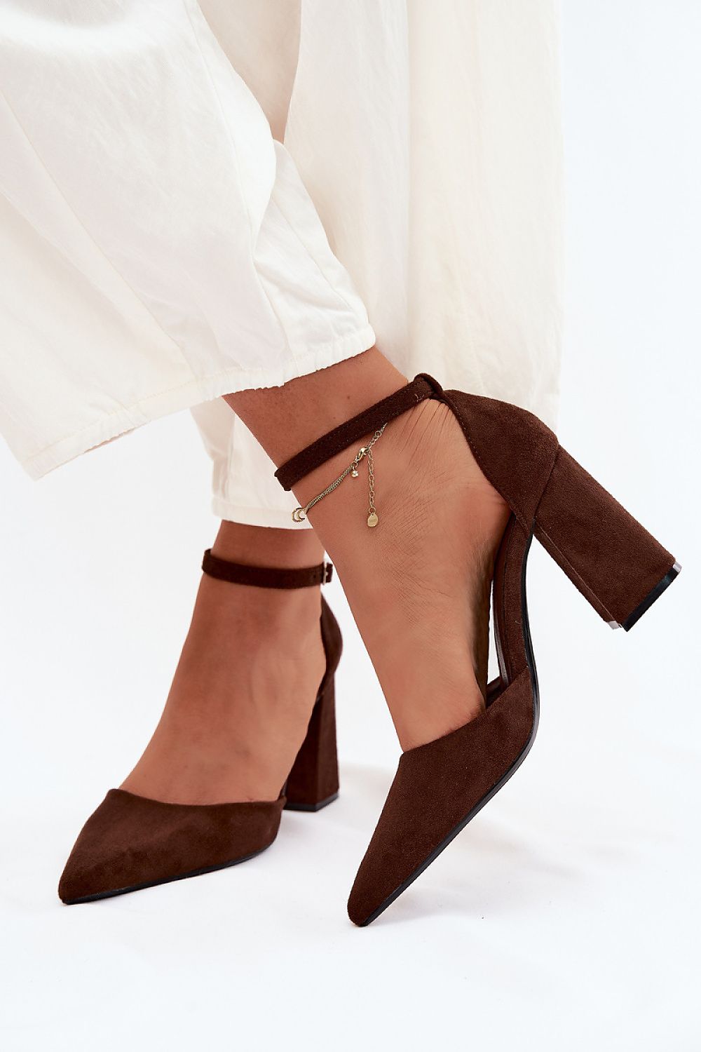  Pantofi dcu toc gros model 227162 Step in style 
