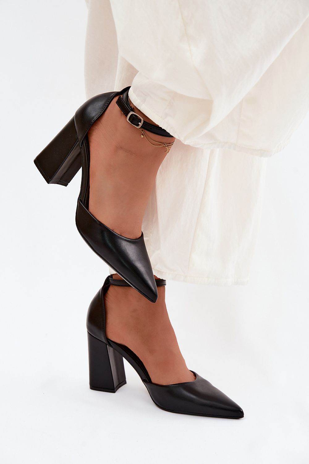  Pantofi dcu toc gros model 227163 Step in style 