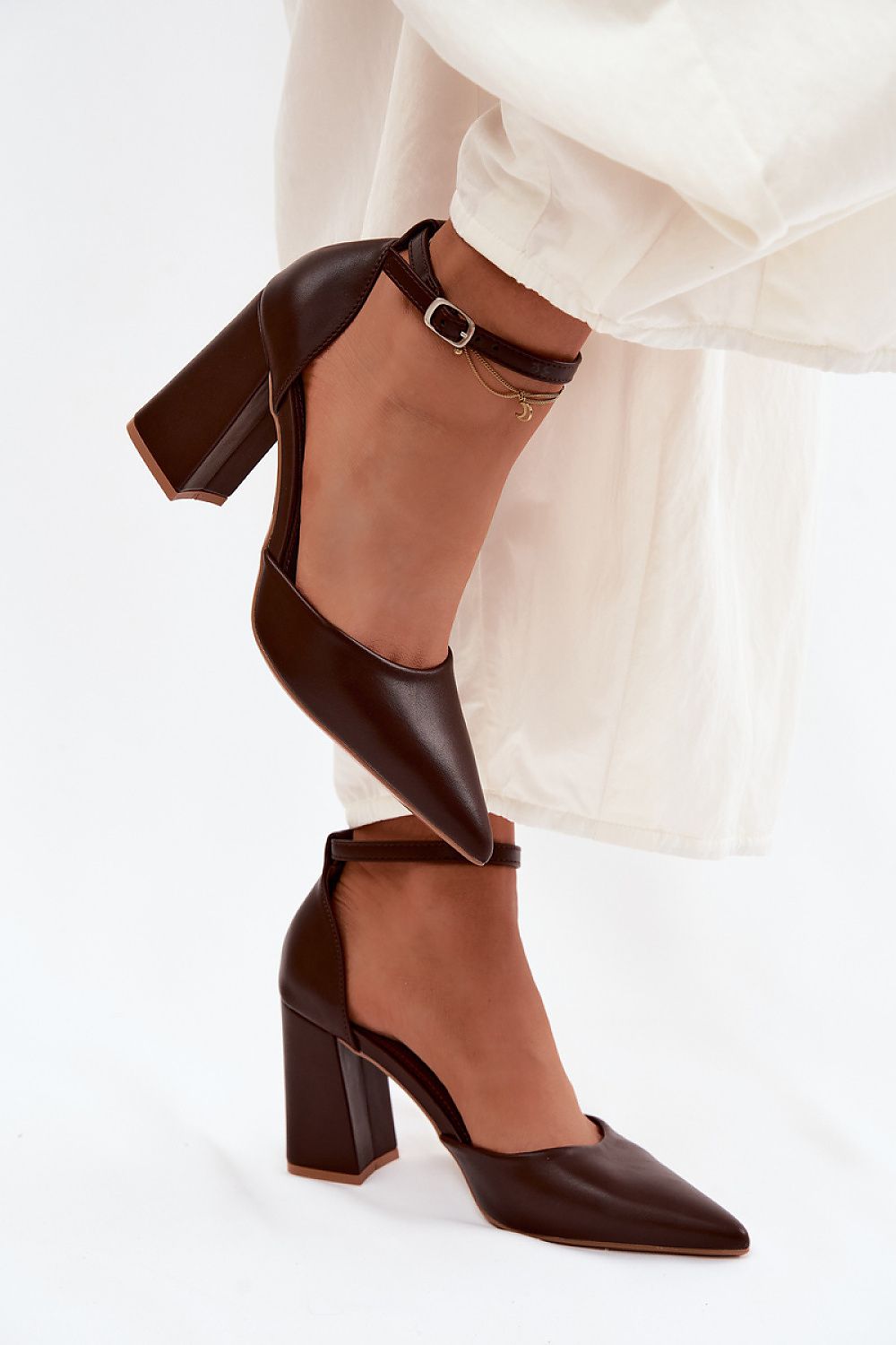 Pantofi dcu toc gros model 227164 Step in style 