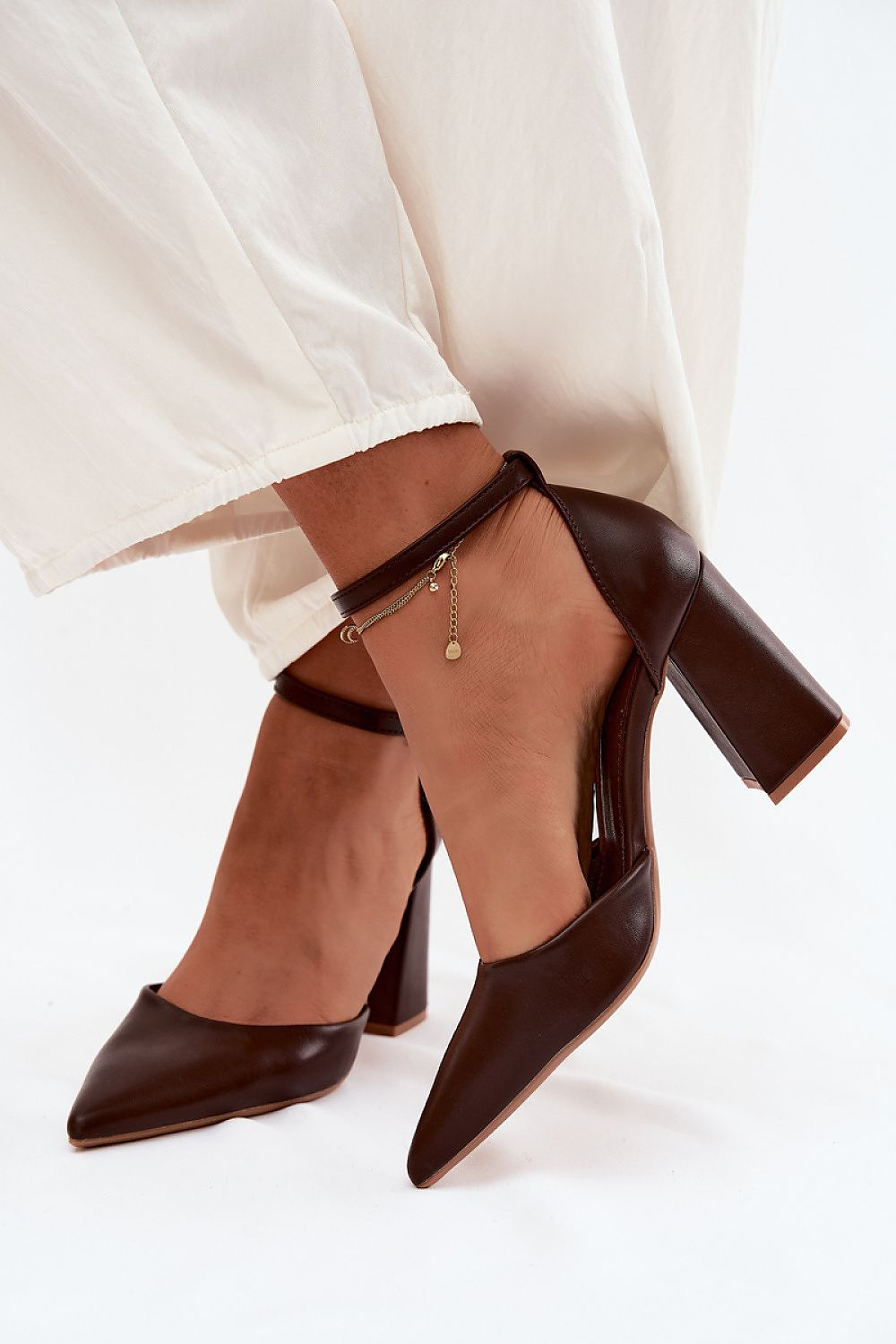 Pantofi dcu toc gros model 227164 Step in style 