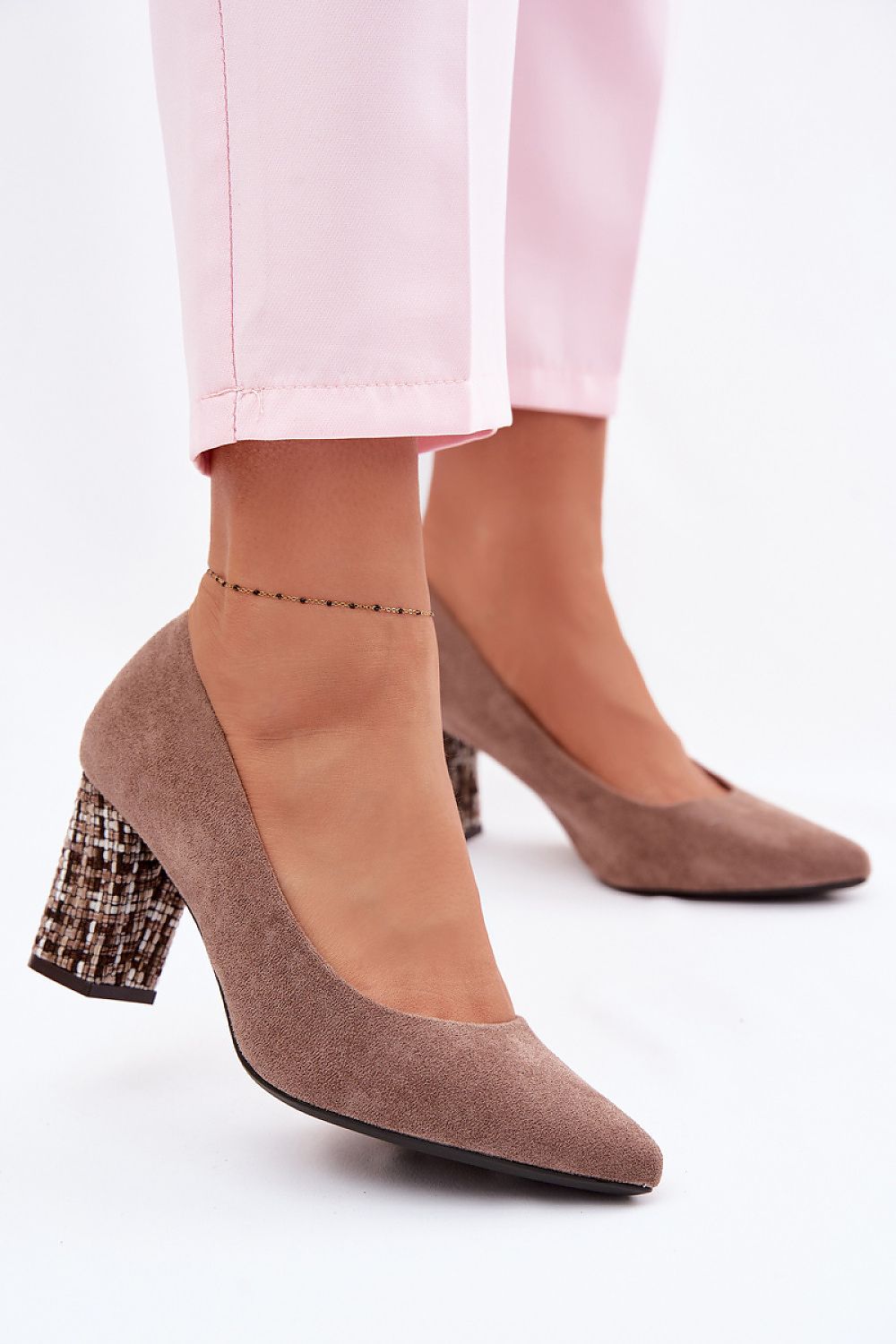  Pantofi dcu toc gros model 227175 Step in style 
