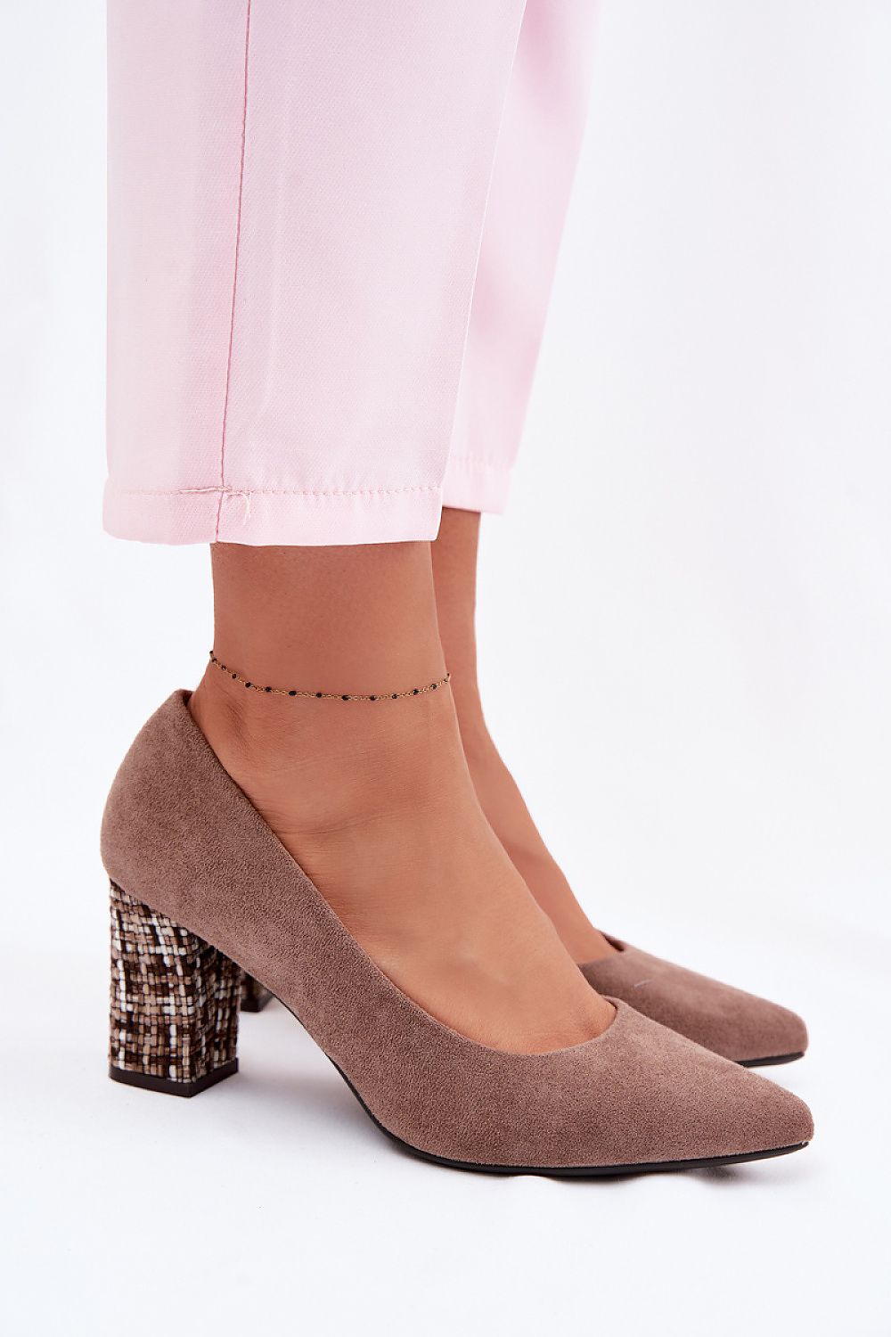  Pantofi dcu toc gros model 227175 Step in style 