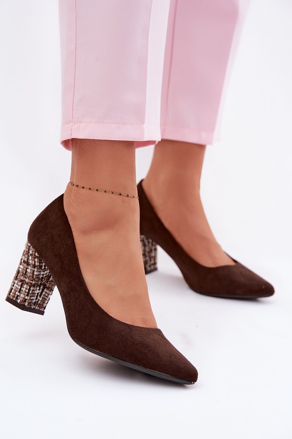  Pantofi dcu toc gros model 227176 Step in style 