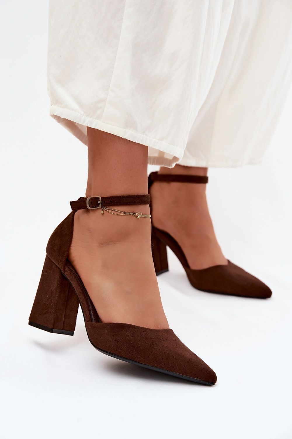  Pantofi dcu toc gros model 227162 Step in style 