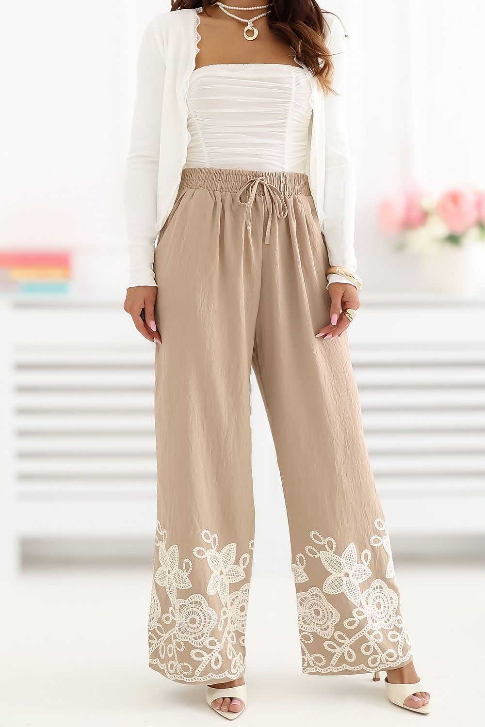  Pantaloni de damă model 227191 Factory Price 